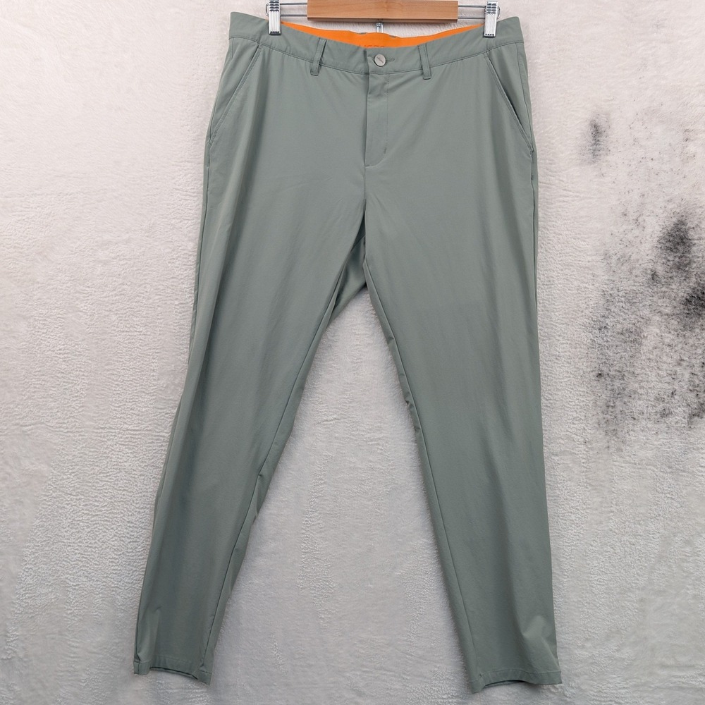 Macade Pants Men's 38x31 Sage Green Slim Fit Stretch Golf Performance Sporty
